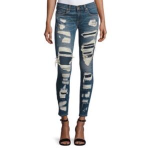 Rag & Bone Distressed Blue Jeans size 24